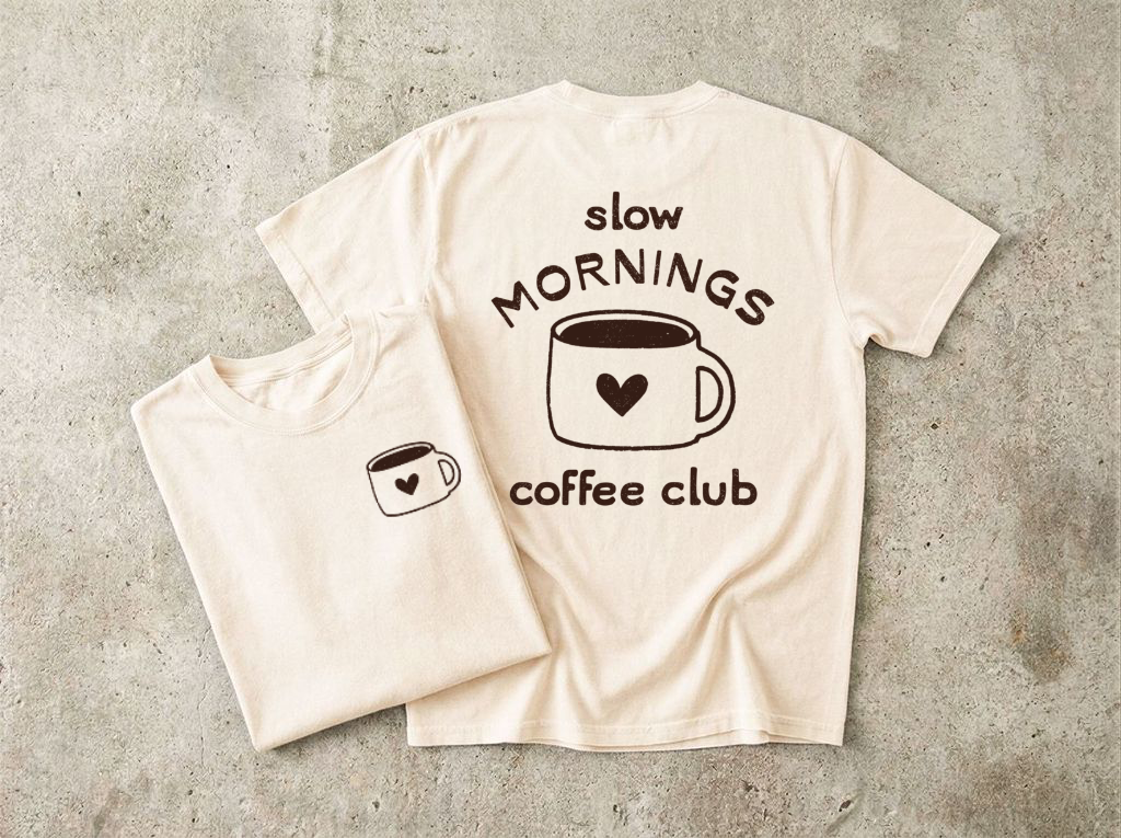 Slow Mornings Coffee Club Shirt